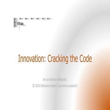 Innovation: Cracking the Code