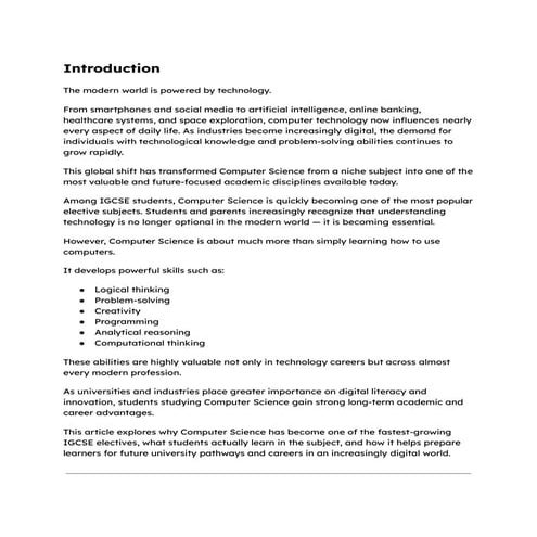 Aims and Objectives of teaching computer science | PPTX