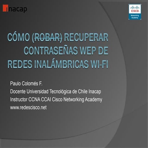 Manual para romper contraseñas WEP y WPA