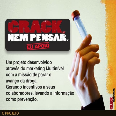 CRACK NEM PENSAR | EU APOIO