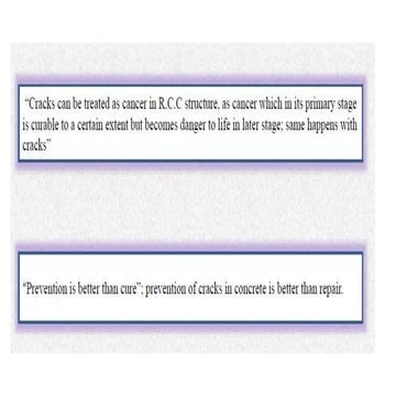 Cracks on Fresh and Hardened Concrete