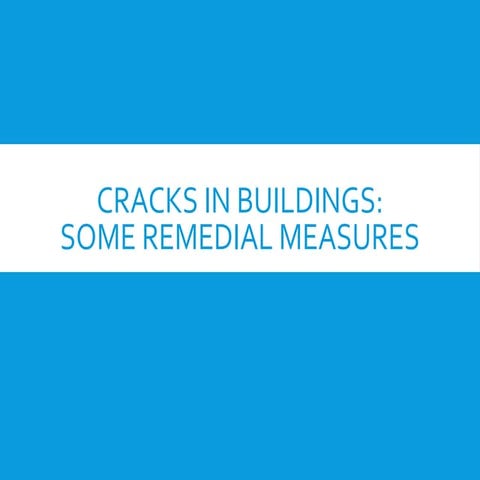 Cracks in-buildings