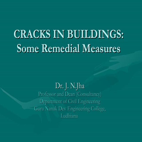 Cracks in Buildings