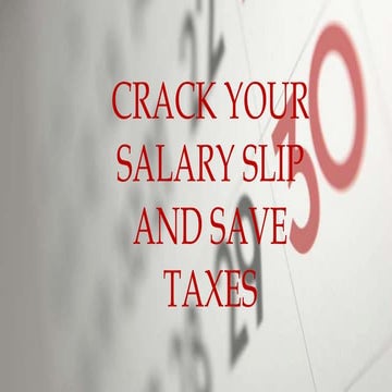 Crack your salary slip