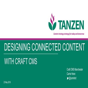 Designing Connected Content With Craft CMS