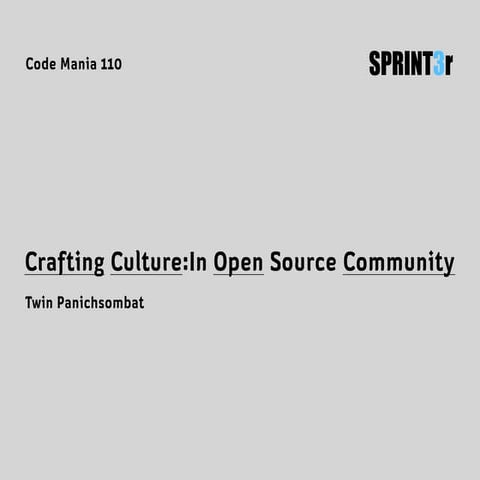 Crafting Culture