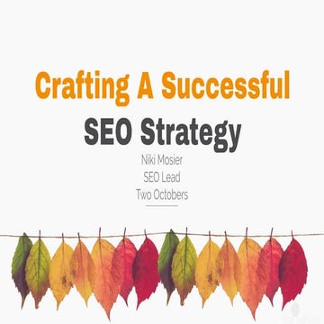 Crafting A Successful SEO Strategy   