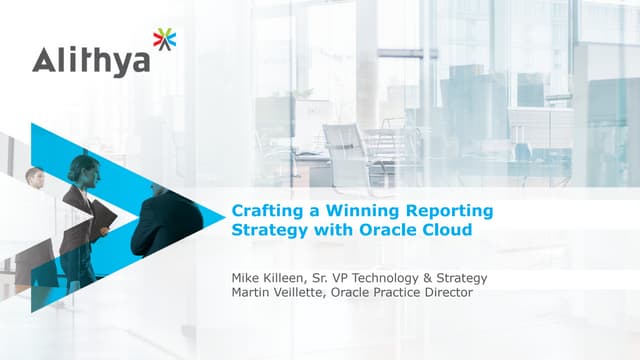 Crafting a Winning Reporting Strategy with Cloud