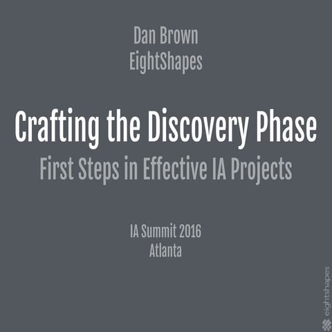 Crafting the Discovery Phase: Starting Design Projects Right