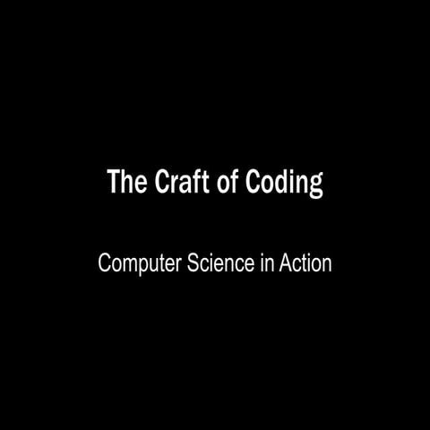 Craft of coding | PPTX