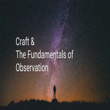 DBA #22 - Craft & The Fundamentals of Observation by Jonathan Yap