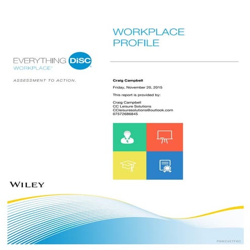 New DiSC workplace profiles
