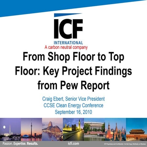 Craig ebert best practi8ces energy and the bottom line