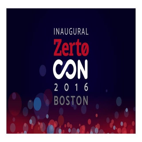 TierPoint's Craig Hurley - ZertoCon Presentation