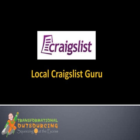 Posting Ads On Craigslists