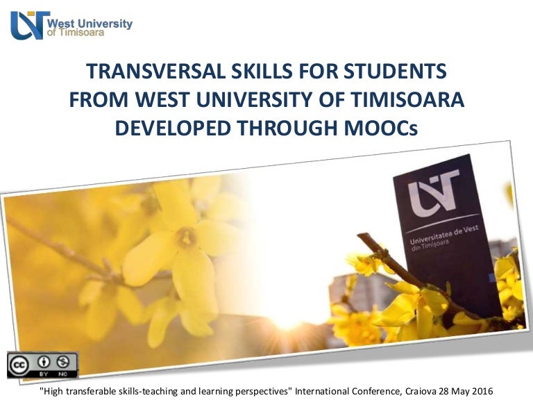 Transerval Skills For Students From West University Of Timisoara