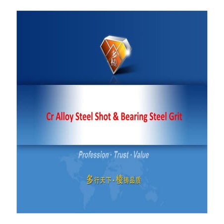 Cr alloy steel shot & bearing steel grit ( duoleng)
