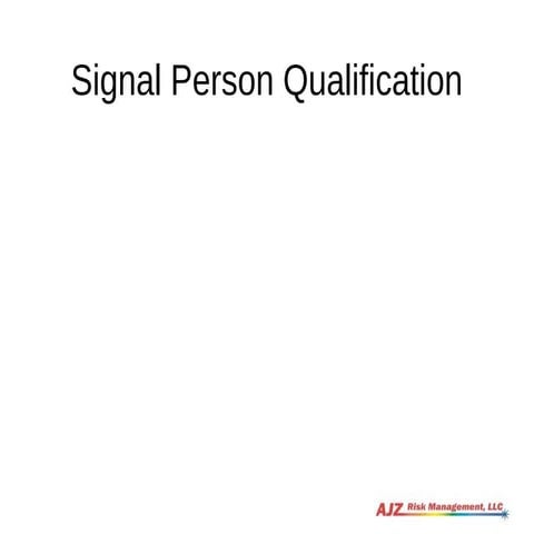 Crane signal-person-training-slides