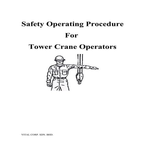 Crane operator safety procedure