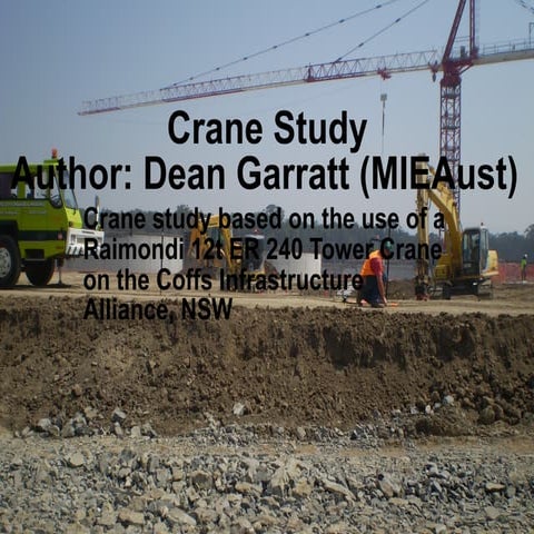Crane presentation | PDF