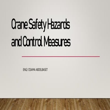 الروافع البرجيه واخطارها والتعامل معها. ومكوناتها