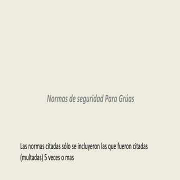 Crane safety   seguridad de gruas.