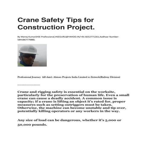 Crane Safety Tips for Construction Project..pdf