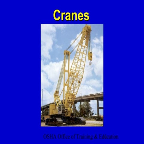 Cranes ppt