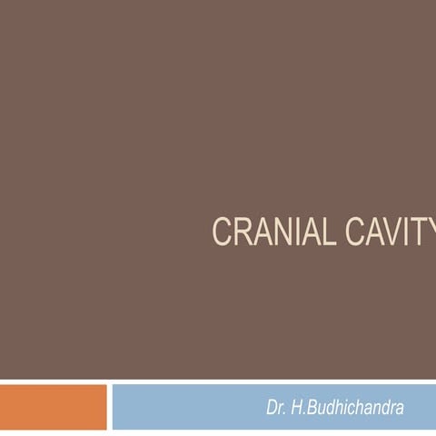 Cranial cavity and dural venous sinuses .pptx