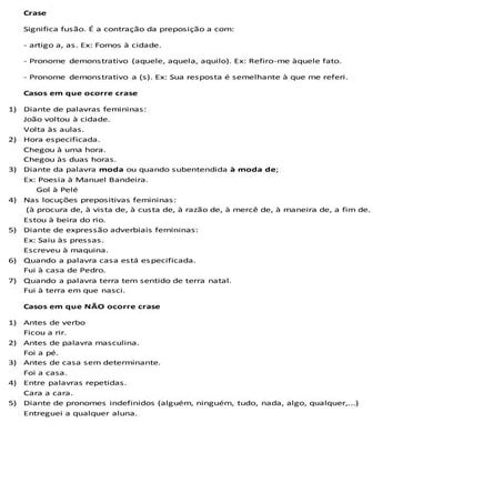Crase | PPT
