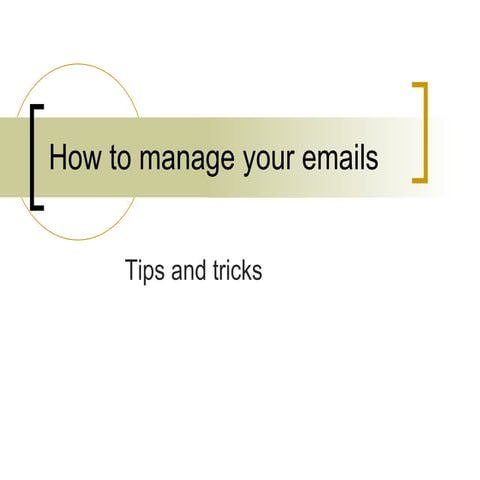 Crash Course In Email Management
