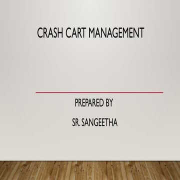 Comprehensive Crash Cart Management for Emergency Preparedness in ...