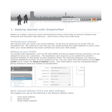 Getting started with GraphicMail