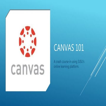 Canvas for beginners | PPTX