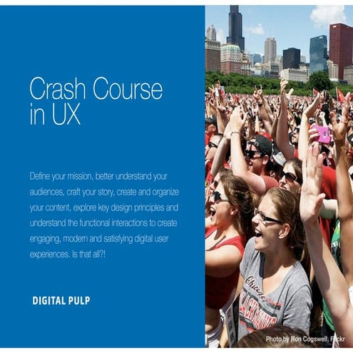 Crash Course in UX - Internet Week NY 2015