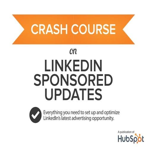 Crash course linkedin sponsored update