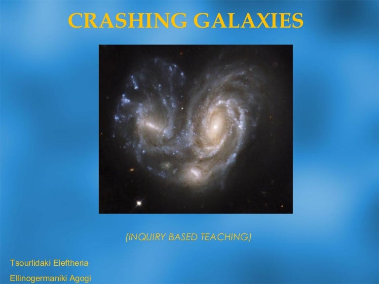 Crashing galaxies demo