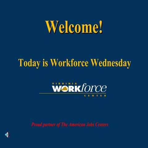 Crater one stop center  power point march 2018