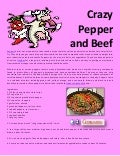 Crazy pepper and beef
