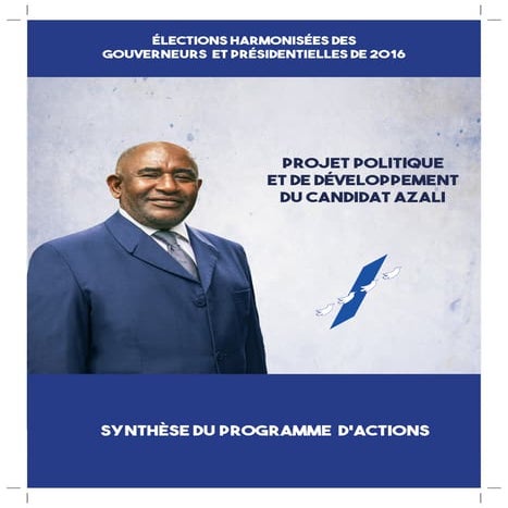 PROJET POLITIQUE ET DE DEVELOPPEMENT - SYNTHESE DU PROGRAMME  D'ACTIONS DU CA...