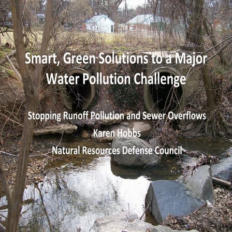 Clean Rivers, Clean Lake -- Rooftops to Rivers Study-- Karen Hobbs