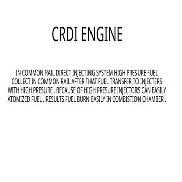 Common rail direct injection | PPTX