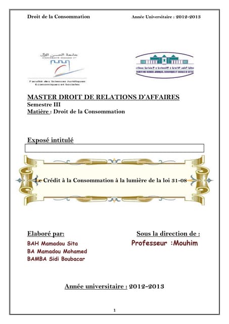 Crédit à la consommation