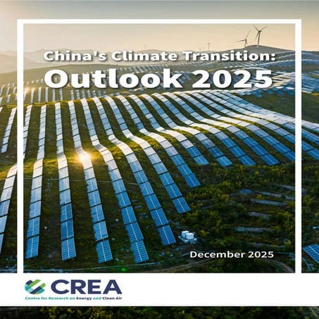 CREA China Climate Transition Outlook2025