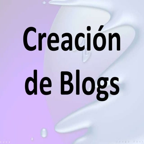 Creación de blogs clase 3