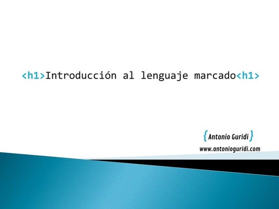 Introducción a la creación de páginas web