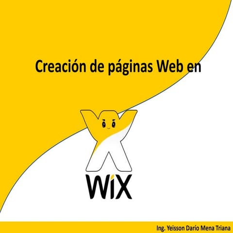 Creación de páginas web en wix