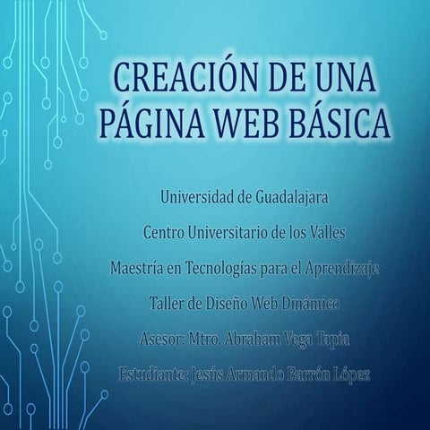 Creación de una página web básica