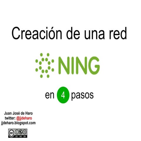 Creación de una red social Ning en 4 pasos