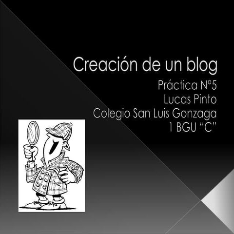 Creación de un blog